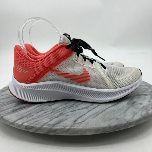 Nike Running Shoe Womens 6 Quest 4 White Mesh Athletic Training DA1106-102 - Picture 2 of 11